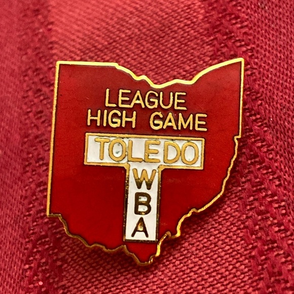 Vintage Other - 5/$10❤️❤️❤️Vintage OHIO League High Game W.B.A. Bowling Pin